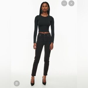 Aritzia Denim Forum Yoko High Rise Slim Size 26